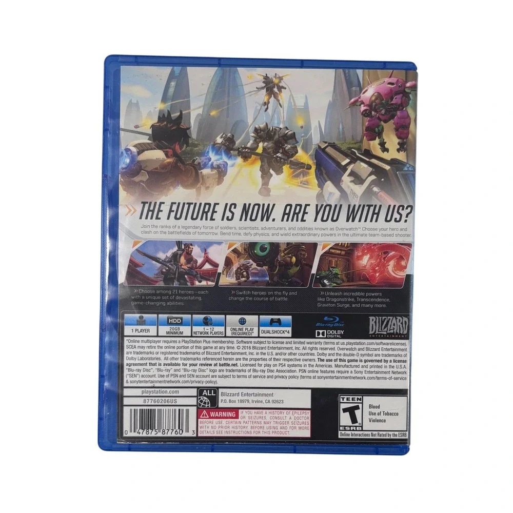 Overwatch Origins Edition Sony PlayStation 4 PS4 Blizzard Entertainment 2016